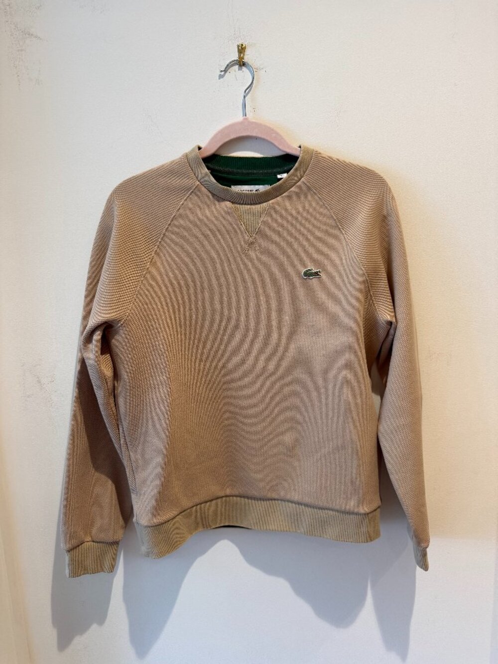 Lacoste Contrast Trim Logo Crewneck size 36 (small)